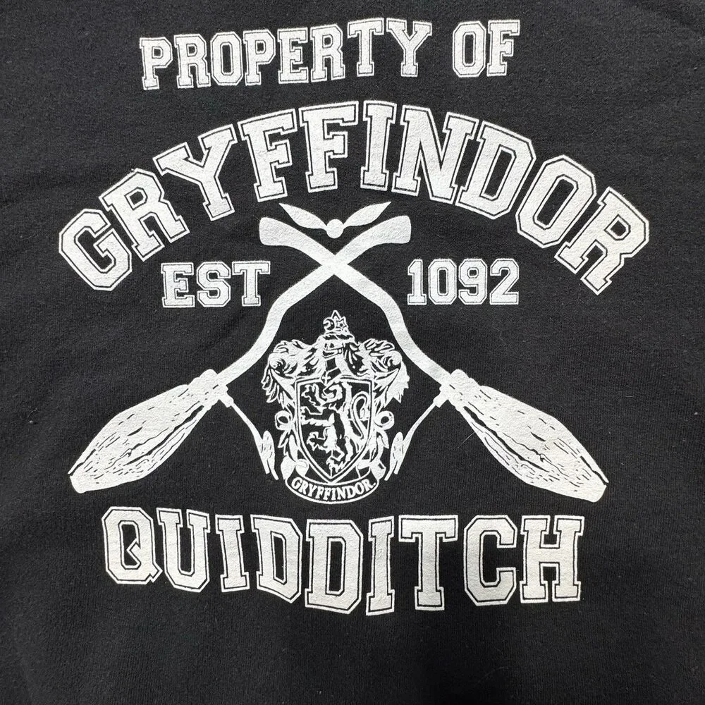 Gildan crewneck sweatshirt Gryffindor Quidditch SZ XL Harry Potter Halloween